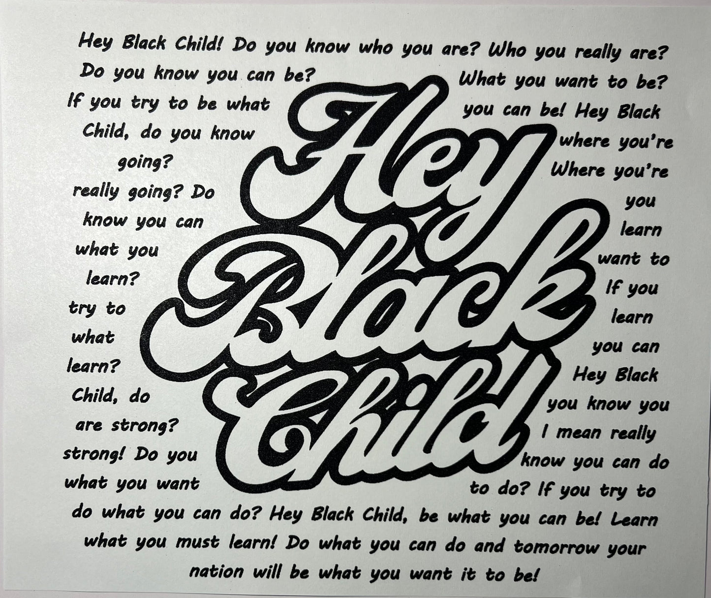 Hey Black Child