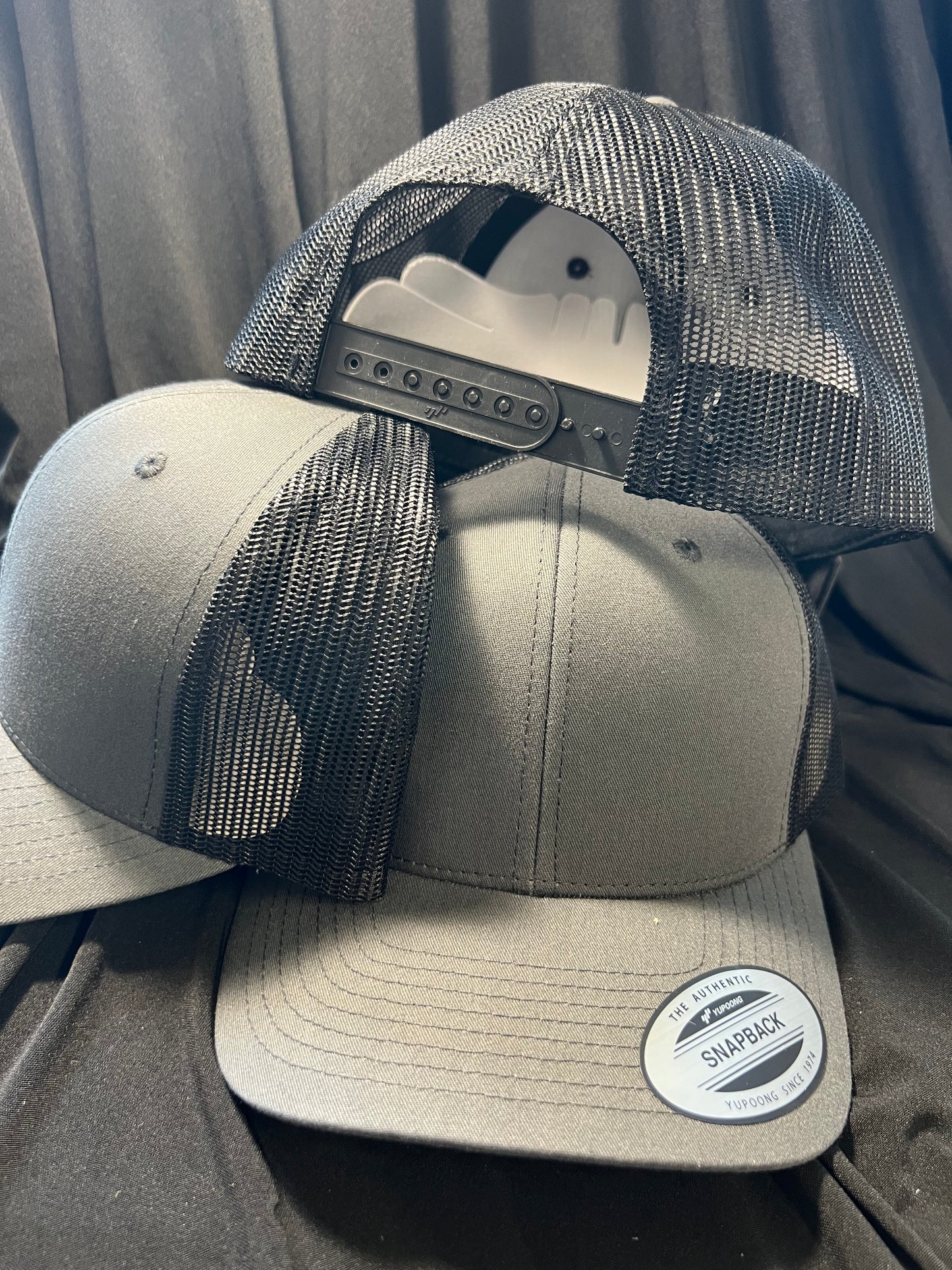 Dark Grey w/ Black Trucker Hat