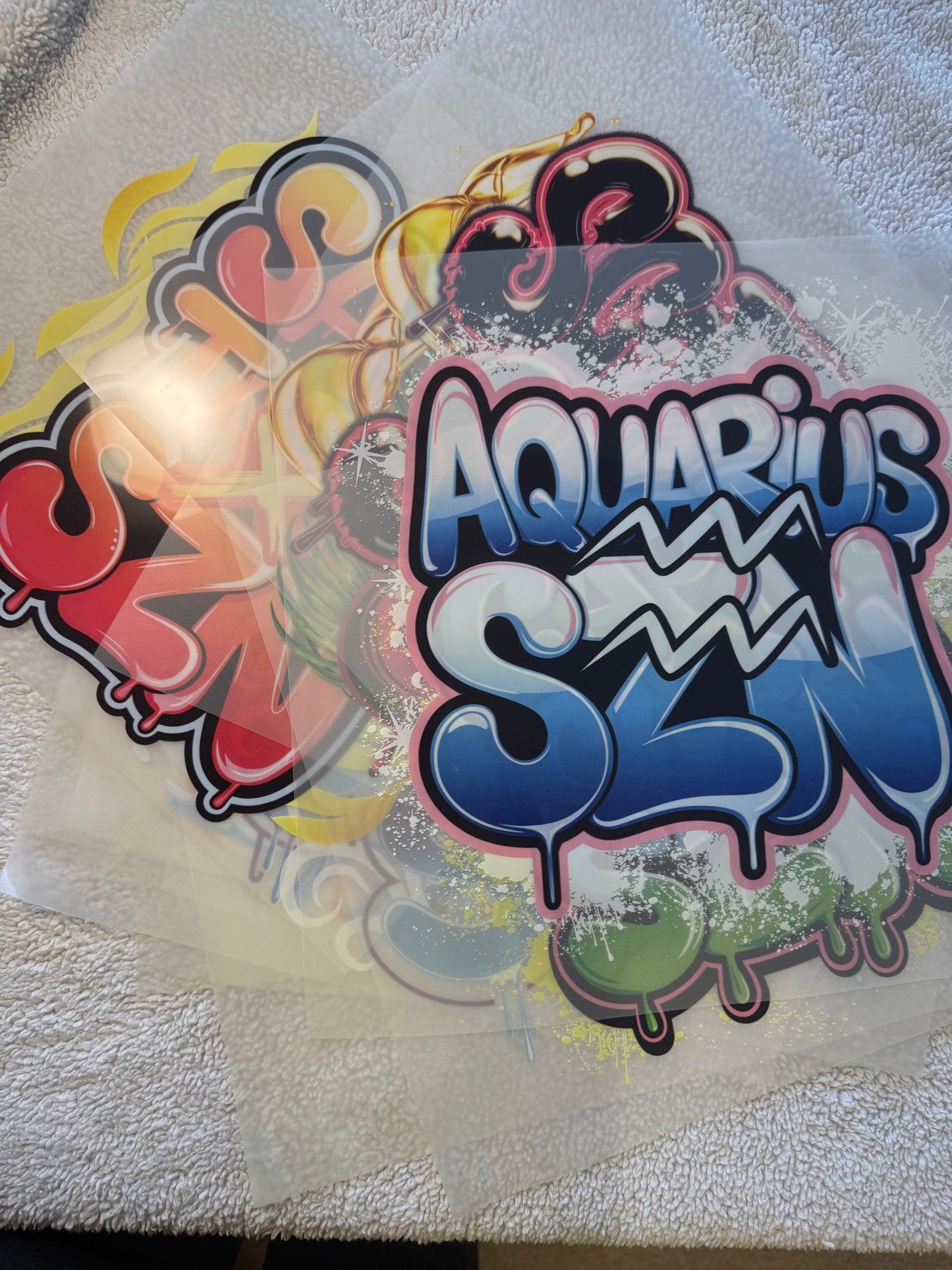 Graffiti Zodiac DTF Transfer Bundles
