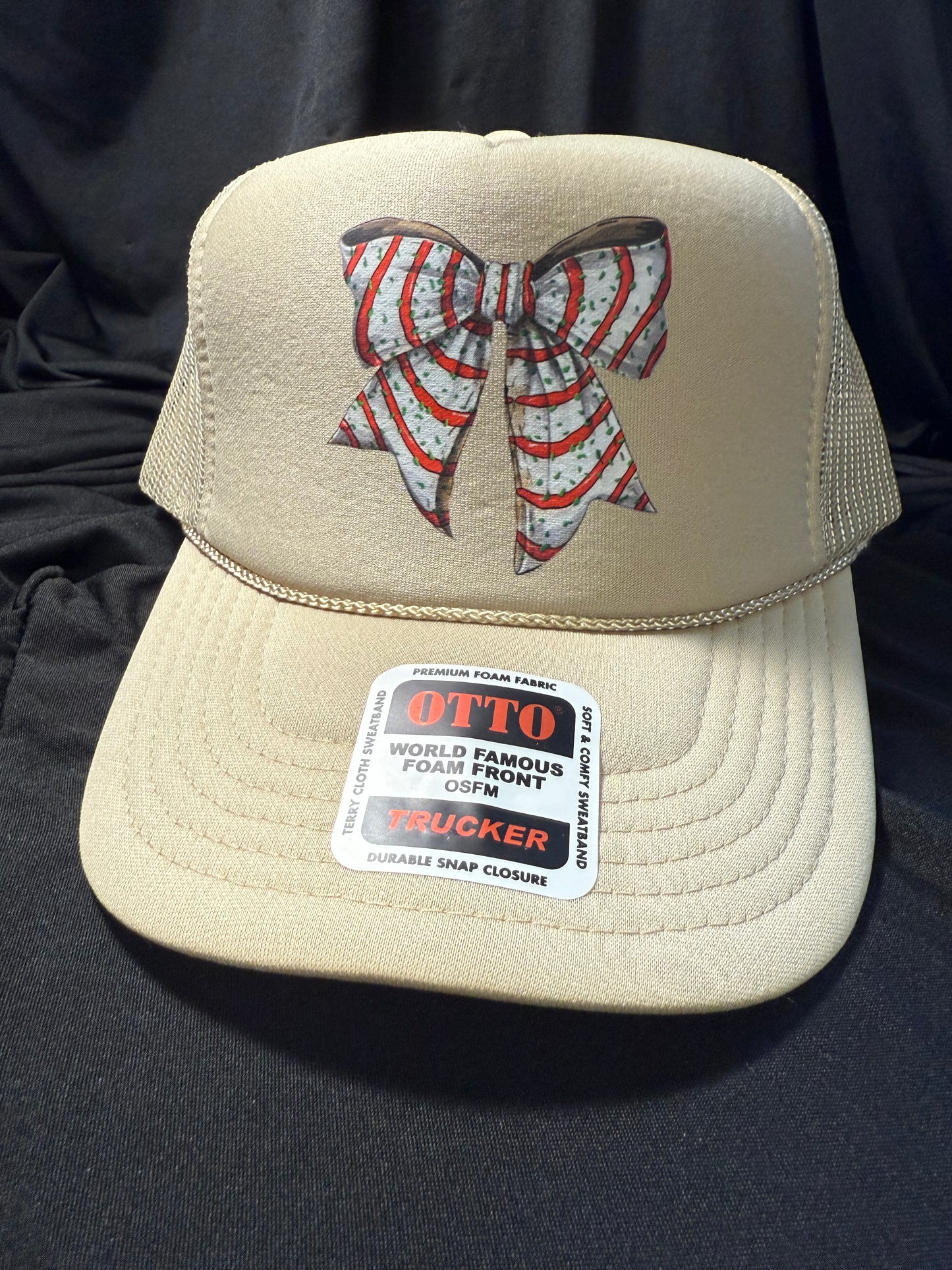 Christmas Snack Bow Trucker Hat