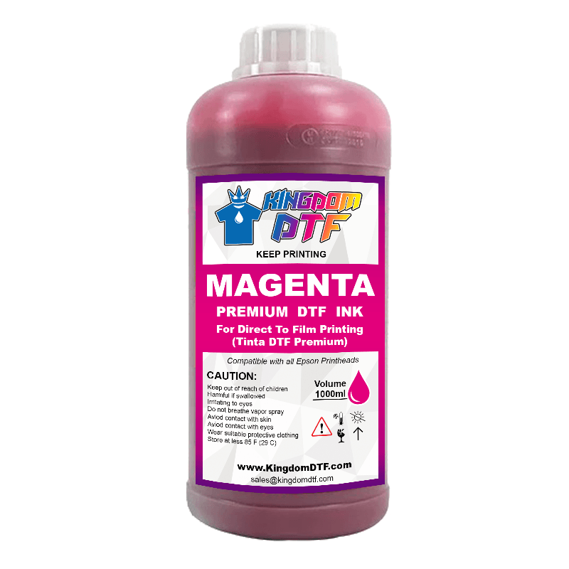 DTF Magenta Ink - Best Direct To Film Ink (DTF ink) for Desktop & Wide Format DTF Printers