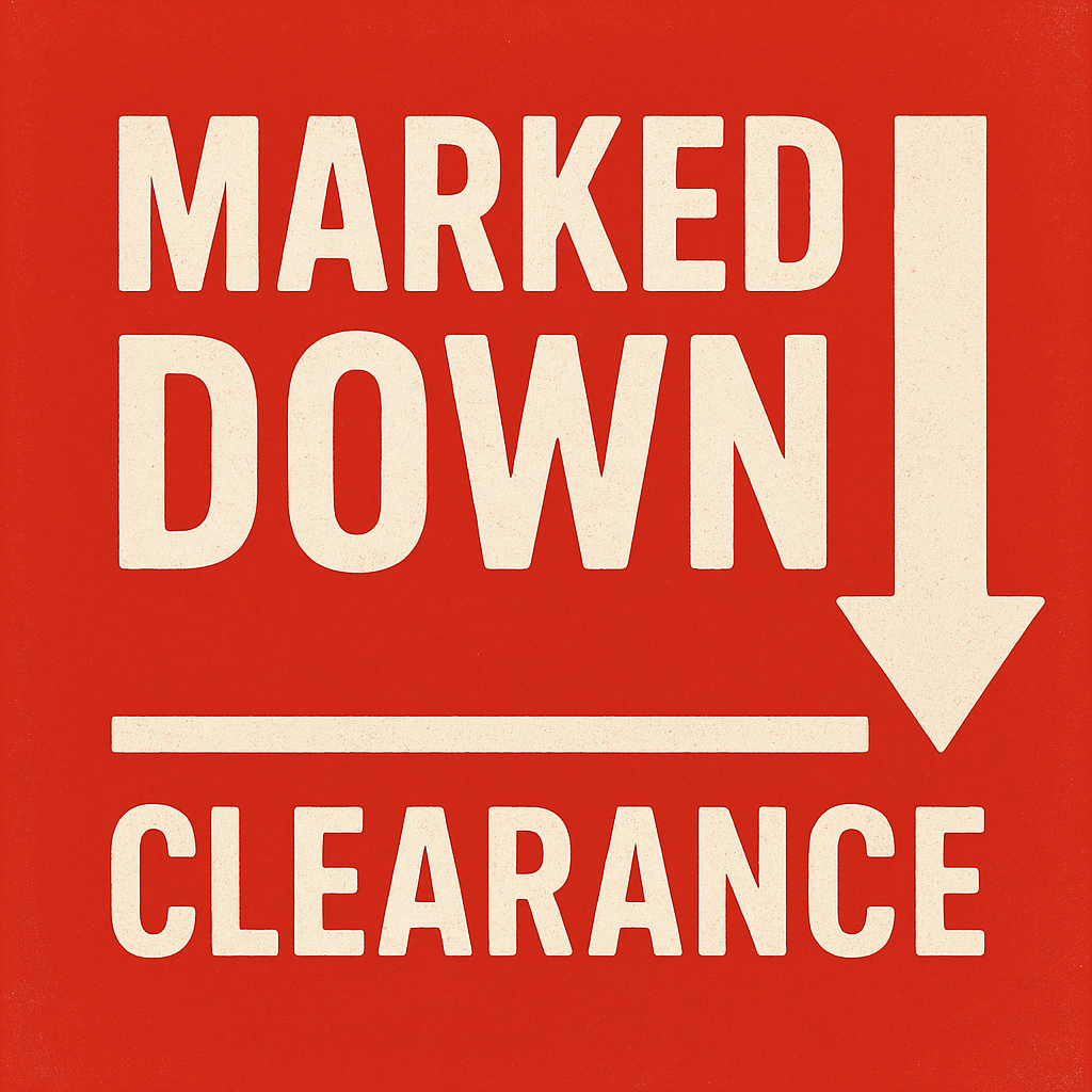 Marked Down/Clearance