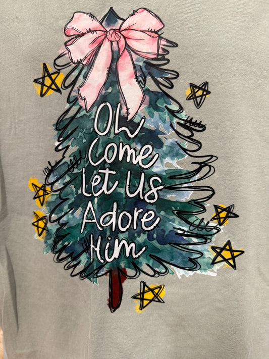 Come Let Us Adore Him Christmas T-Shirt