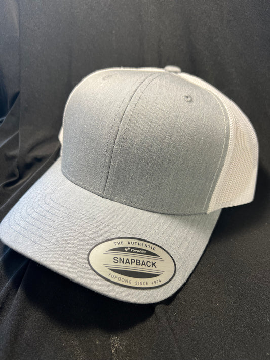 Light Grey w/ White Trucker Hat