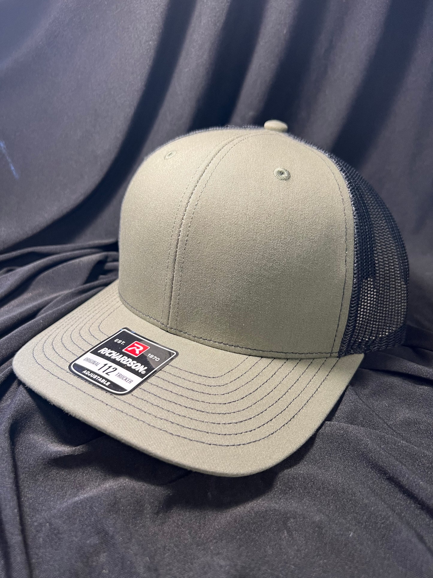 Military Green w/ Black Trucker Hat