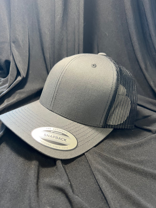 Dark Grey w/ Black Trucker Hat
