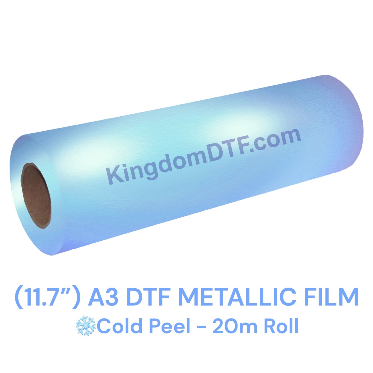 DTF Metallic Pearl Film Roll 12" x 65' Feet (20m) - Cold Peel
