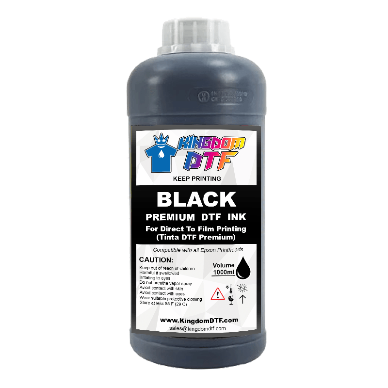DTF Black  Ink - Best Direct To Film Ink (DTF ink) for Desktop & Wide Format DTF Printers