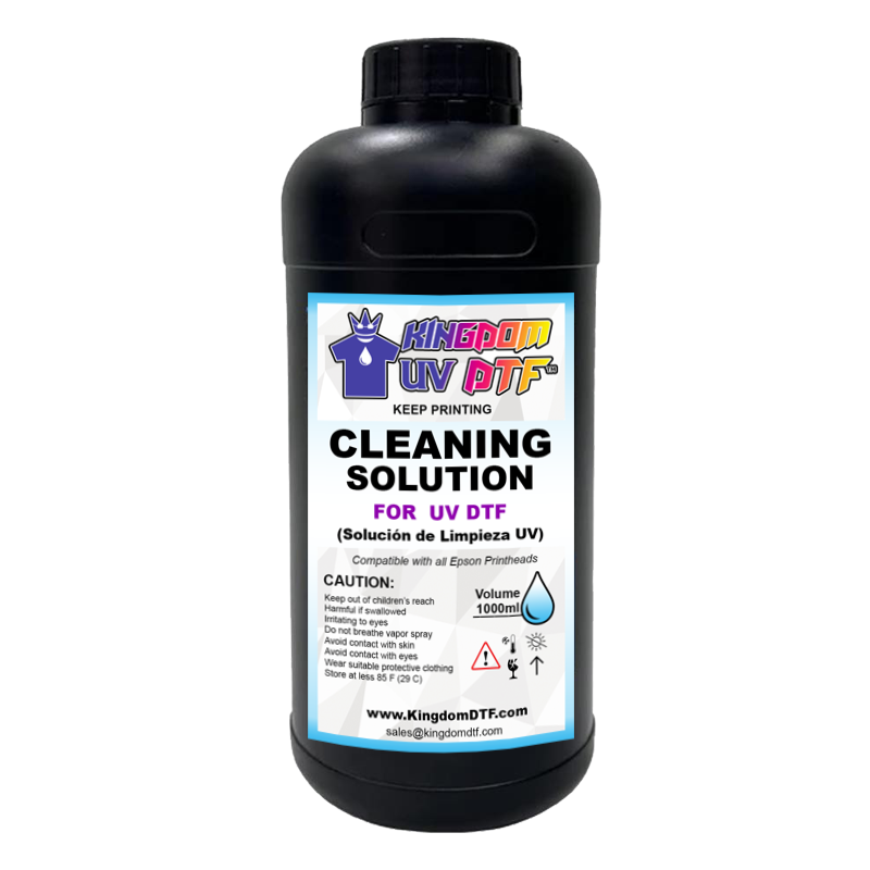 UV DTF Cleaning Solution for Epson Printheads - Ultraviolet Direct To Film
