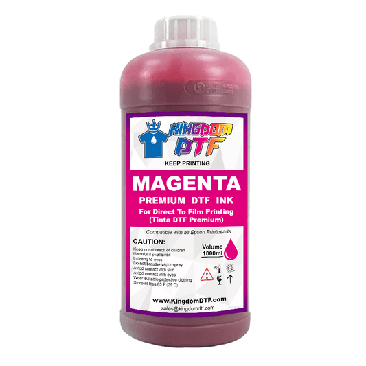 DTF Magenta Ink - Best Direct To Film Ink (DTF ink) for Desktop & Wide Format DTF Printers