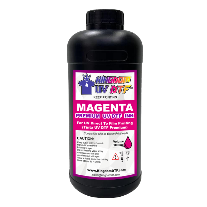 UV DTF Magenta Ink - Best Ultraviolet Direct To Film Ink (UV DTF ink)