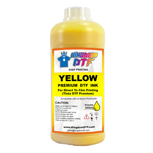 DTF Yellow Ink - Best Direct To Film Ink (DTF ink) for Desktop & Wide Format DTF Printers