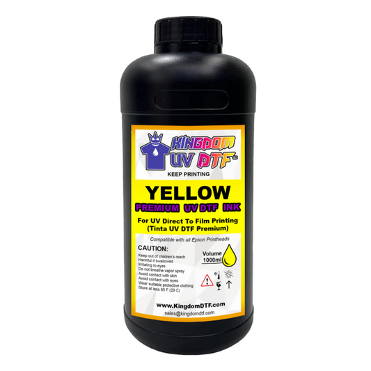 UV DTF Yellow Ink - Best Ultraviolet Direct To Film Ink (UV DTF ink)